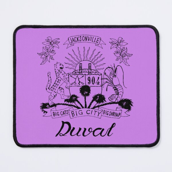 Item preview, Duval Crest Black Lettering on Purple designed and sold by DuvalCrest.