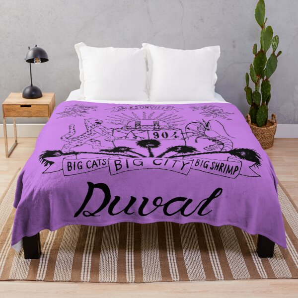 Item preview, Duval Crest Black Lettering on Purple designed and sold by DuvalCrest.
