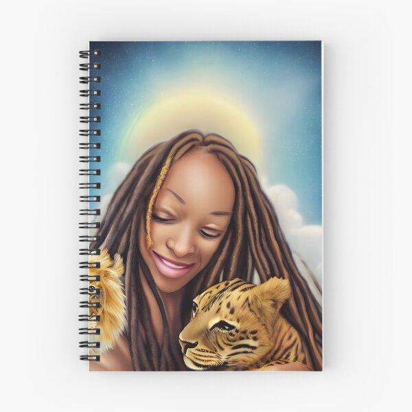 Item preview, Rasta Divine Mother with children of the big cats designed and sold by ZiZiStyle.