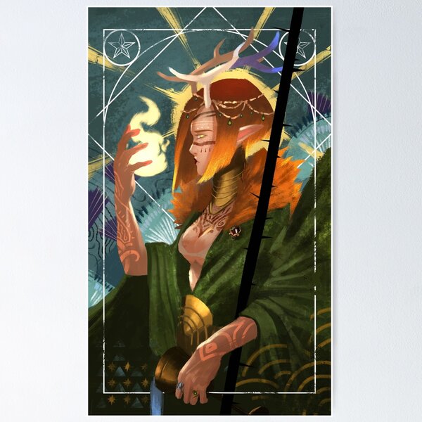 Item preview, Druid Temperance Tarot Card designed and sold by CaioSantos.