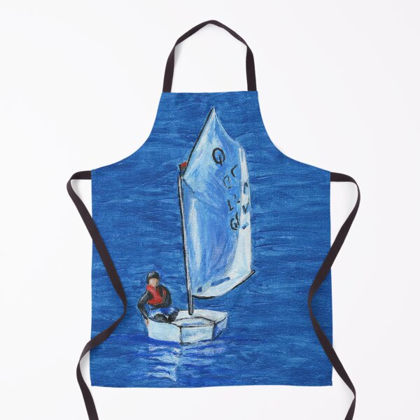 Item preview, Calm Oppy: Optimist Sailing Dinghies at Trearddur Bay designed and sold by LymphomaLass.