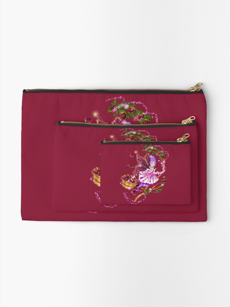 Thumbnail 2 of 4, Zipper Pouch, Serena and the Sugar Plum Fairy Solution designed and sold by FairyBookClub.