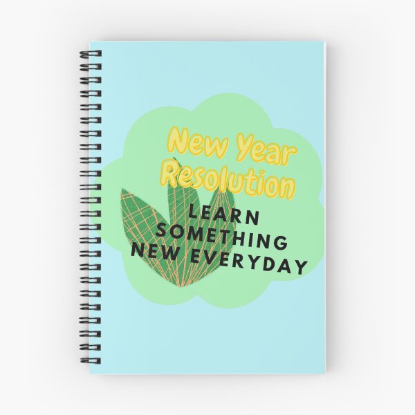 Item preview, New Year Resolution - Learn something new everyday designed and sold by aywchen.