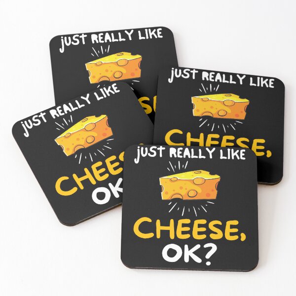 Item preview, I Just Really Like Cheese Ok Funny Cheese Lover Food Humor designed and sold by kALENZI.
