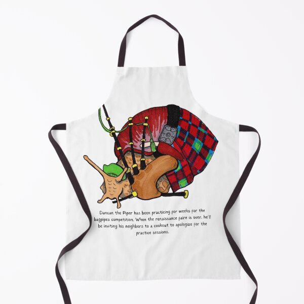 Item preview, Duncan the Piper Snail Goes to the Renaissance Faire designed and sold by Wyrd & Witchy Art and Design.