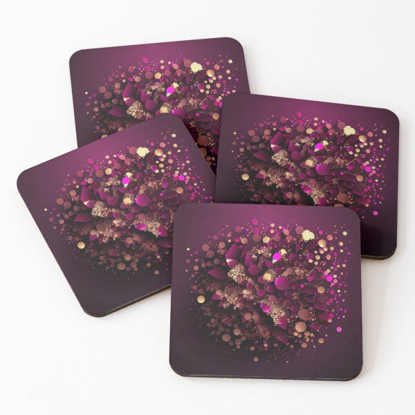 Item preview, Sparkling Gold & Magenta Inspired by the Glamour of Luxury Gold Dust designed and sold by HiArtify ❤️.