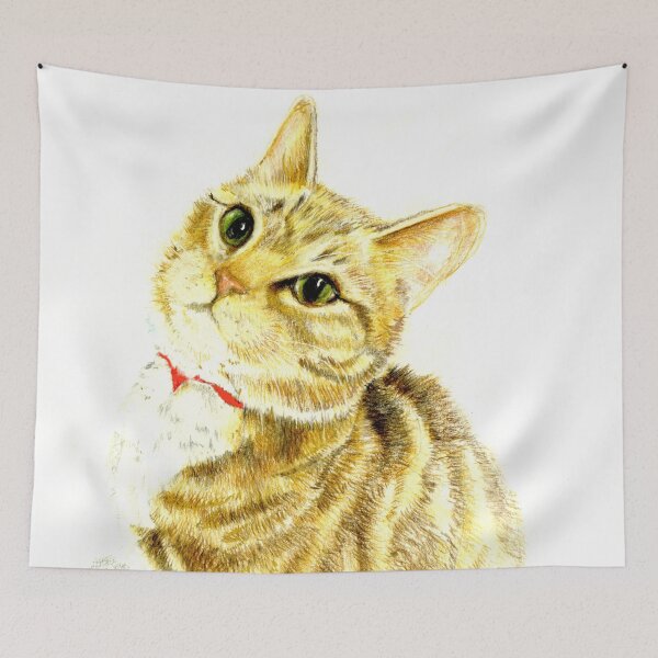 Item preview, Sitting Tabby Kitten designed and sold by MaryAnneHarding.