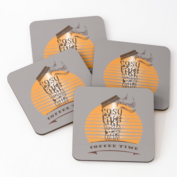 Item preview, Easy Like Sunday Coffee, Coffee Lover designed and sold by zemama.
