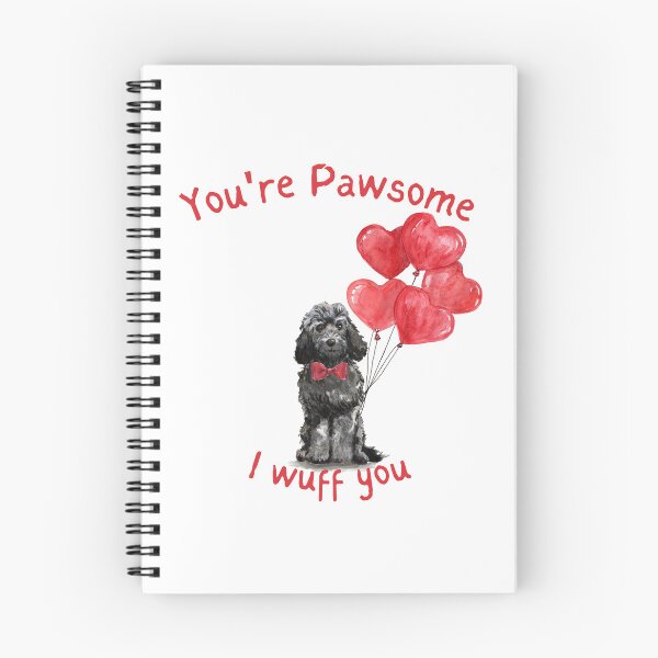Item preview, My Dog is My Valentine - Cockapoo Valentine designed and sold by beastieboutique.