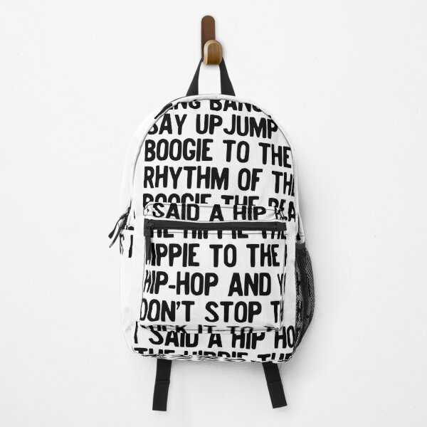 Item preview, Rappers Delight - Sugar Hill Gang Lyric Art Music - Hip Hop Music Poster - Classic Rap Song - I said a hip hop designed and sold by HoneymoonHotel.
