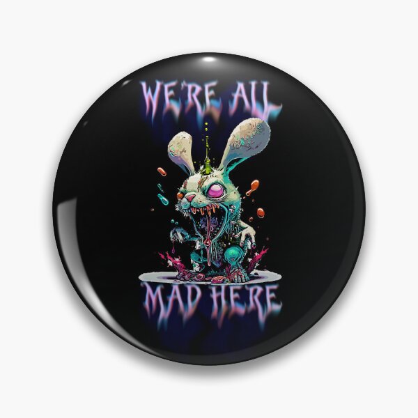 Item preview, Acid Eater Mad Hatter Rabbit We're All Mad Here from Alice Wonderland designed and sold by potparadise.