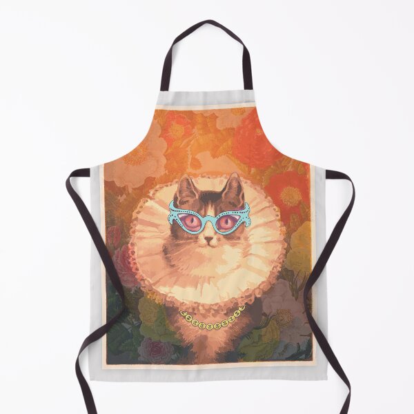 Item preview, Cool Renaissance cat with glasses and gold chain designed and sold by ea-photos.