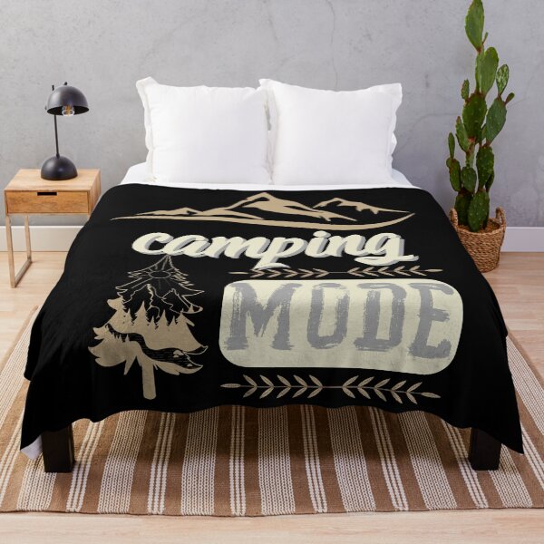 Item preview, camping Mode, forest river sun inside tree pine designed and sold by movie-popcorn.