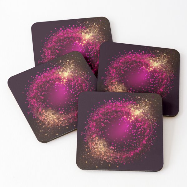 Item preview, Sparkling Gold & Magenta Inspired by the Glamour of Luxury Gold Dust designed and sold by HiArtify ❤️.