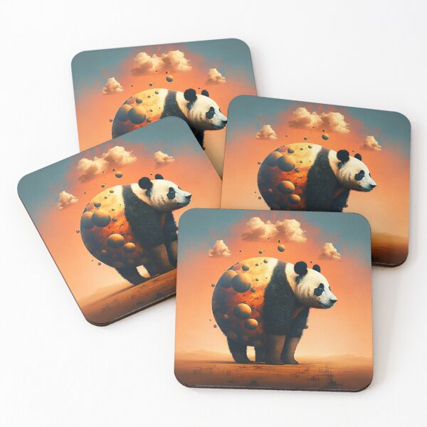 Item preview, Panda abstract fullprint 2  designed and sold by Artistic Pandas.