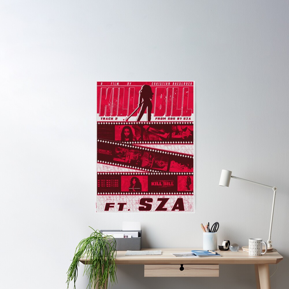 Sza Poster Sza Sos Album Art Poster Kill Bill Poster - iTeeUS