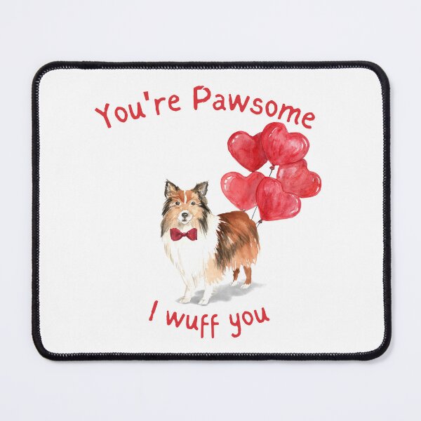 Item preview, My Dog is My Valentine - Shetland Sheepdog Valentine designed and sold by beastieboutique.