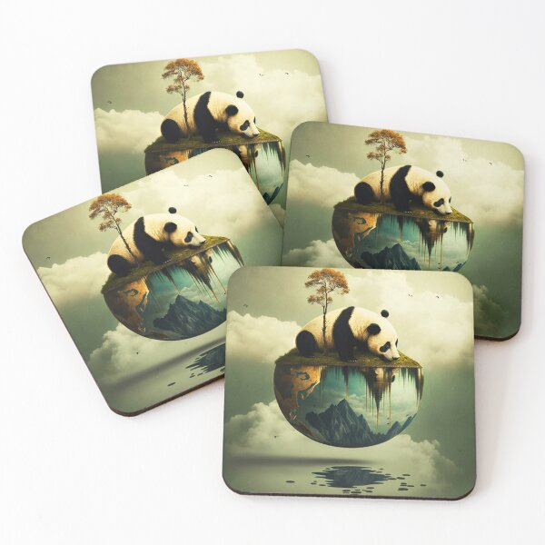 Item preview, Panda abstract fullprint 4 designed and sold by Artistic Pandas.