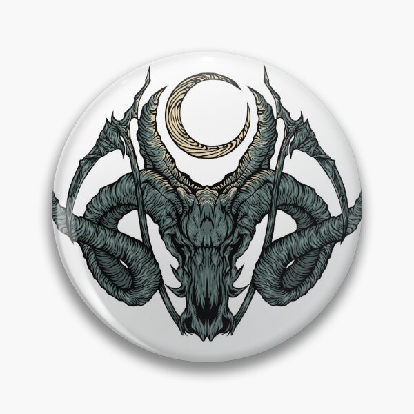Item preview, Baphomet with bright Moon designed and sold by SanXaloonk.