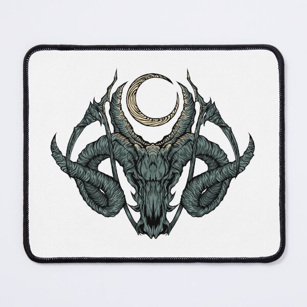 Item preview, Baphomet with bright Moon designed and sold by SanXaloonk.