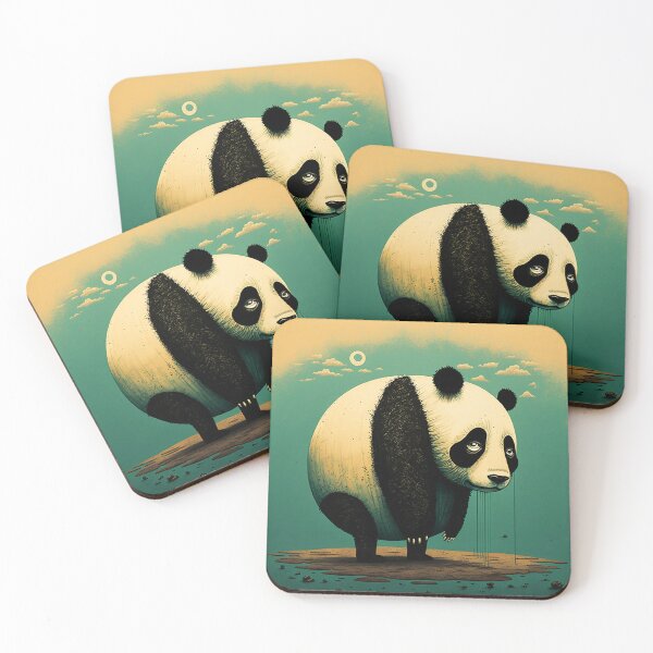 Item preview, Panda abstract fullprint 6 designed and sold by Artistic Pandas.