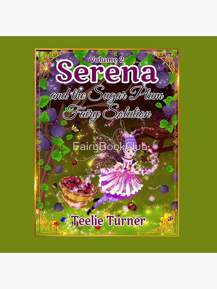 Thumbnail 5 of 5, Coasters (Set of 4), Serena and the Sugar Plum Fairy Solution Book Cover designed and sold by FairyBookClub.