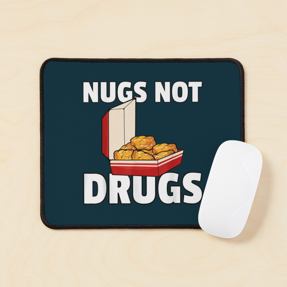 Nugs Not Drugs Funny Chicken Nuggets Fanny Pack by Abstraction World