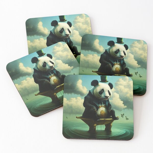 Item preview, Panda abstract fullprint 8 designed and sold by Artistic Pandas.