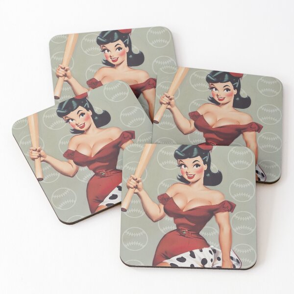 Item preview, Baseball Mom - Pinup Girl designed and sold by cutestpinups.