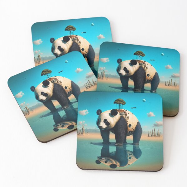 Item preview, Panda abstract fullprint 11 designed and sold by Artistic Pandas.