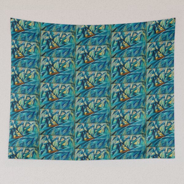 Item preview, Amadeo de Souza Cardoso Portuguese painter Sail boat  designed and sold by TeeARTHY.