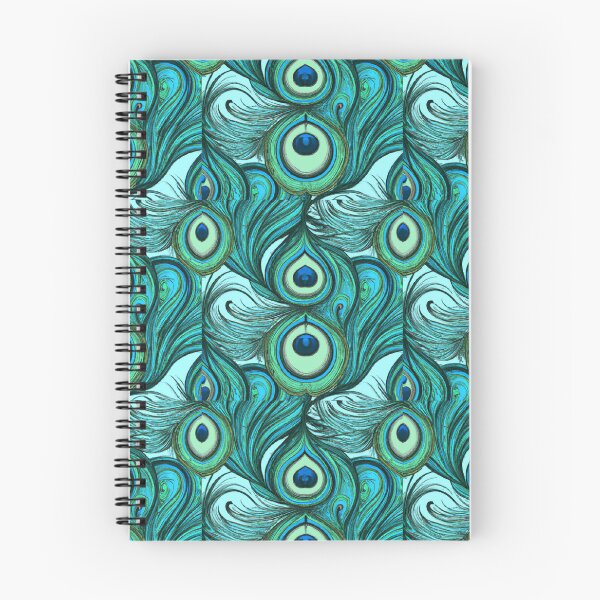 Item preview, pattern of peacock feathers art nouveau style designed and sold by sanerevolution.