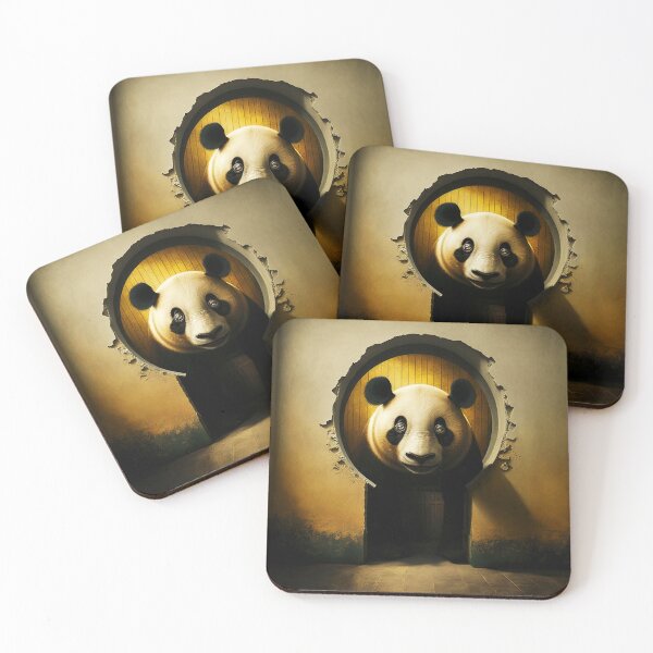 Item preview, Panda abstract fullprint 13 designed and sold by Artistic Pandas.