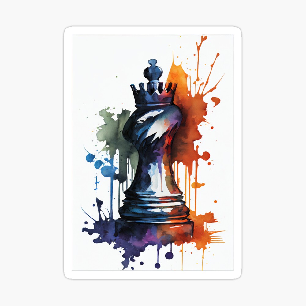 Rook Chess' Poster, picture, metal print, paint by valkry art