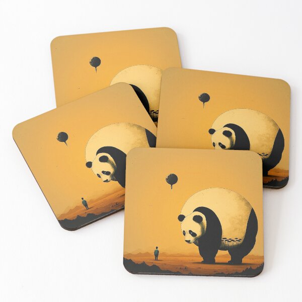 Item preview, Panda abstract fullprint 14 designed and sold by Artistic Pandas.