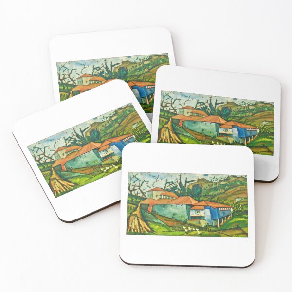 Item preview, Amadeo de Souza Cardoso Portuguese painter Small River House  designed and sold by TeeARTHY.