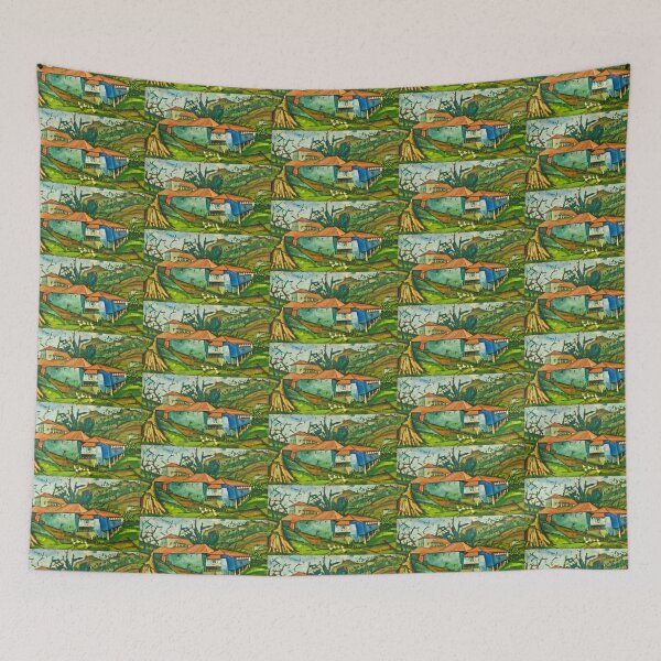 Item preview, Amadeo de Souza Cardoso Portuguese painter Small River House  designed and sold by TeeARTHY.
