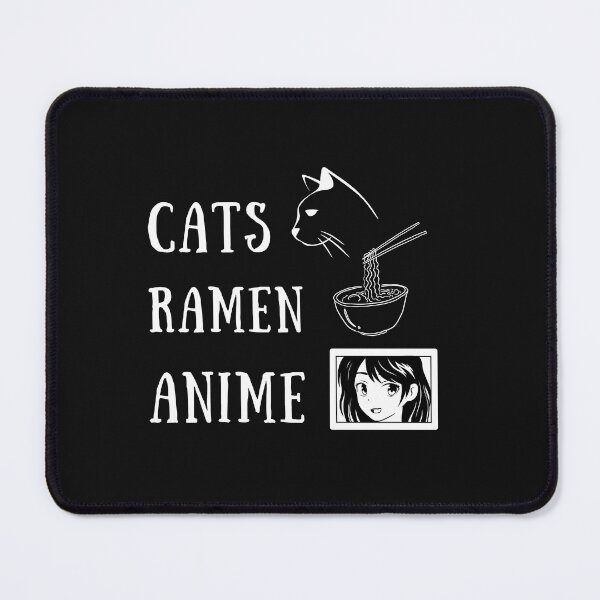Item preview, Cats Ramen Anime Japan Introvert Awkward Relax Cute Funny Sarcastic Happy Fun Inspirational Gift designed and sold by EpsilonEridani.