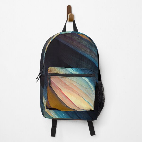 Item preview, muted rainbow pattern shafts of light designed and sold by artfullyprompt.