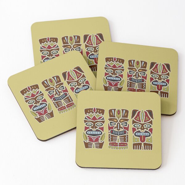 Item preview, Tiki Totems Warriors and Beasts designed and sold by jeff-jones.