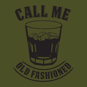 Artwork thumbnail, Old Fashioned Whiskey Drink Whisky Rocks Fan Bourbon T-Shirt by Creekman Designs