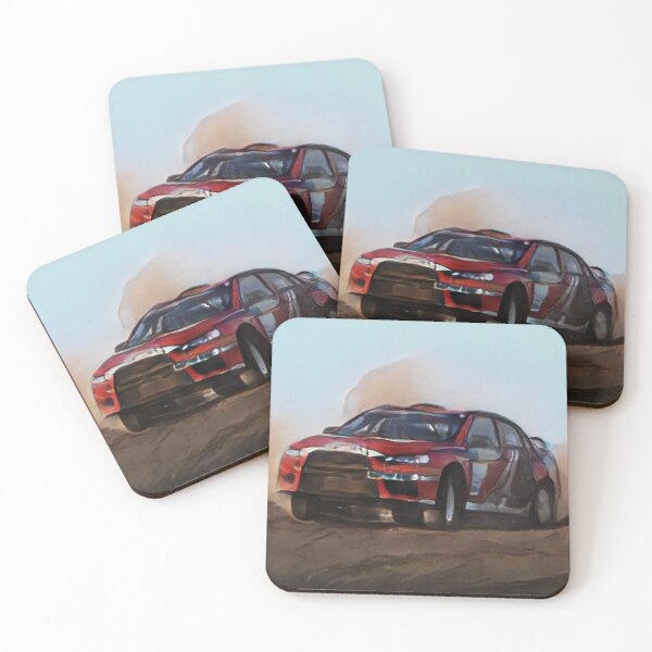 Item preview, Mitsubishi Lancer Evo X - Rally Cartoon Design designed and sold by Trevor1984.