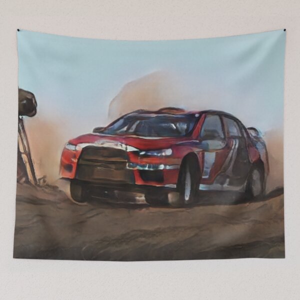 Item preview, Mitsubishi Lancer Evo X - Rally Cartoon Design designed and sold by Trevor1984.