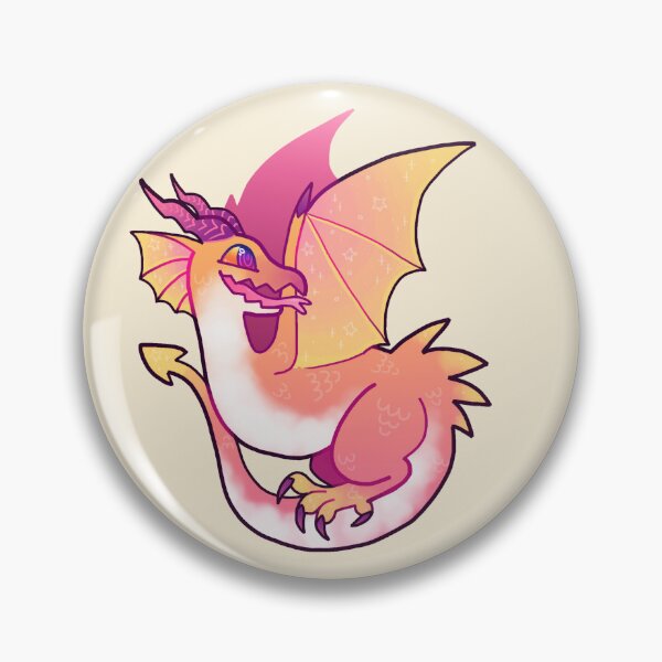 Item preview, Peachy Wyvern designed and sold by Spadefish Art.