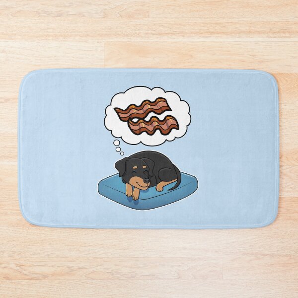 Item preview, Miniature Pinscher dreaming about Bacon designed and sold by DoggieDelights.