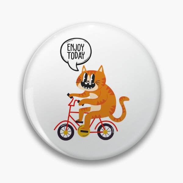 Item preview, Cat Riding a Bike designed and sold by Prilidiarts.