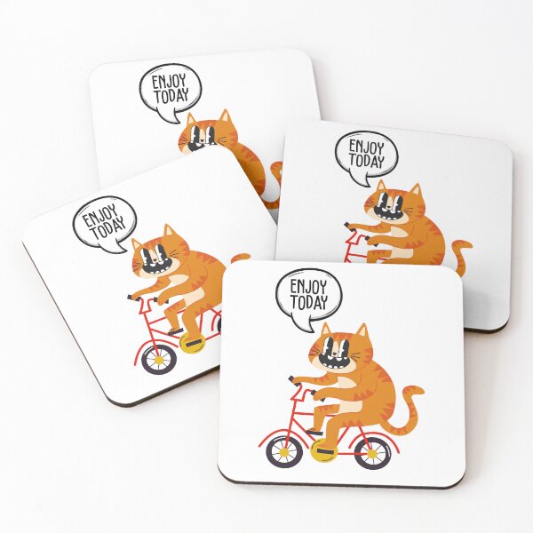 Item preview, Cat Riding a Bike designed and sold by Prilidiarts.