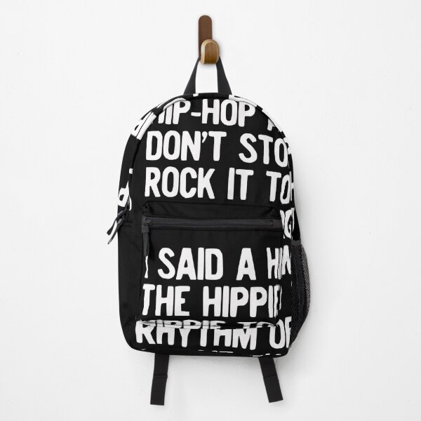 Item preview, Rappers Delight Hip Hop Music Lyric Poster - Sugarhill Gang, I said a hip hop designed and sold by HoneymoonHotel.