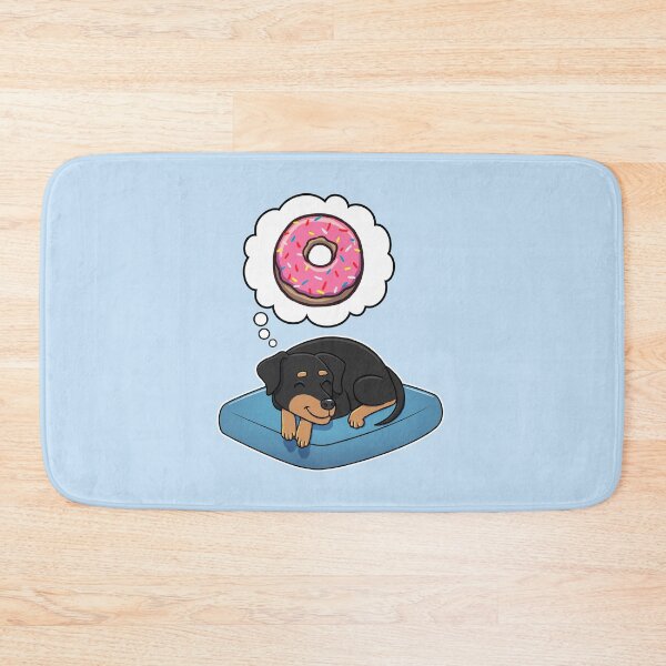Item preview, Miniature Pinscher dreaming about Donuts designed and sold by DoggieDelights.