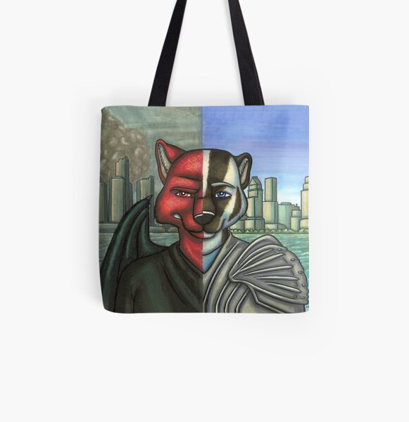 Duality All Over Print Tote Bag